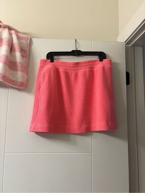 LAST CHANCE aerie Coral Pink Knit Mini Skirt with pockets